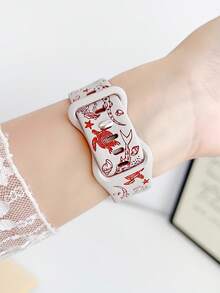 1 chiếc dây đeo đồng hồ silicon hai tông màu hình cá mập dễ thương chủ đề đại dương, tương thích với Apple Watch 38mm 40mm 41mm 42mm 44mm 45mm 49mm (S10 42mm) (S10 46mm), dây đeo đồng hồ thể thao silicon mềm thời trang tương thích với Series 11 Ultra 3 SE3 Ultra 2 S10 SE2 9 8 7 SE 6 5 4 3 2 1, phù hợp cho trang phục, mặc hàng ngày, ngày lễ. - Nhiều màu - Xem 3