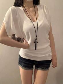 Women Tops - White - View 5