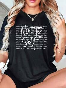 1 Piece Women's Black Pulp Graphic T-Shirt - Soft Cotton, Loose Fit, Vintage 90s Style, Inspired By Britpop, Casual For Everyday Wear, 180g, 100% Cotton - 黑色 4 - 查看 1