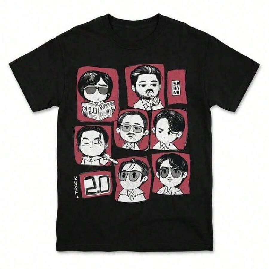 Cute 2.0 T-Shirt, Member T-Shirt, Fan Gift, Arirang World Tour 2026 T-Shirt, Unisex Gift, Women's Blouses, Blouses, Casual Blouses For Women, Women's Tops, Tops, Unisex. - 黑色 - 查看 1