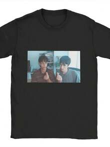 Slushy Noobz Men's T-Shirts, Hip Hop Style, Funny Short Sleeve Crew Neck T-Shirts, 100% Cotton, Gift Idea - 黑色 - 查看 1