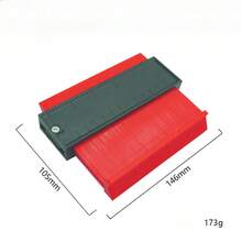 1Pc Contour Gauge Profile Tool, Imperial Inch Scale Irregular Shape Duplicator For Woodworking Auto Body Stone Tile, 5/10 Inch Profile Gauge For Measuring Curved Surfaces - Multicolor - View 10