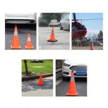 Caution: Reflective Coral Orange Traffic Sign - 1 - View 3