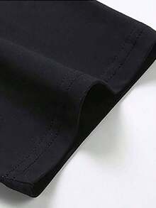 PremiumComfortable Wo's Y2K Printed Crew Neck T-Shirt - Summer Top Suitable For Women - Casual Outfit To Match With Jeans - Short Sleeve Printed T-Shirt For Spring Summer, Personalized Top, Gift Idea - 黑色 - 查看 4