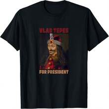 Vlad Tepes President Dracula Romania Vampire Impaler T-Shirt - Negro - Ver 1