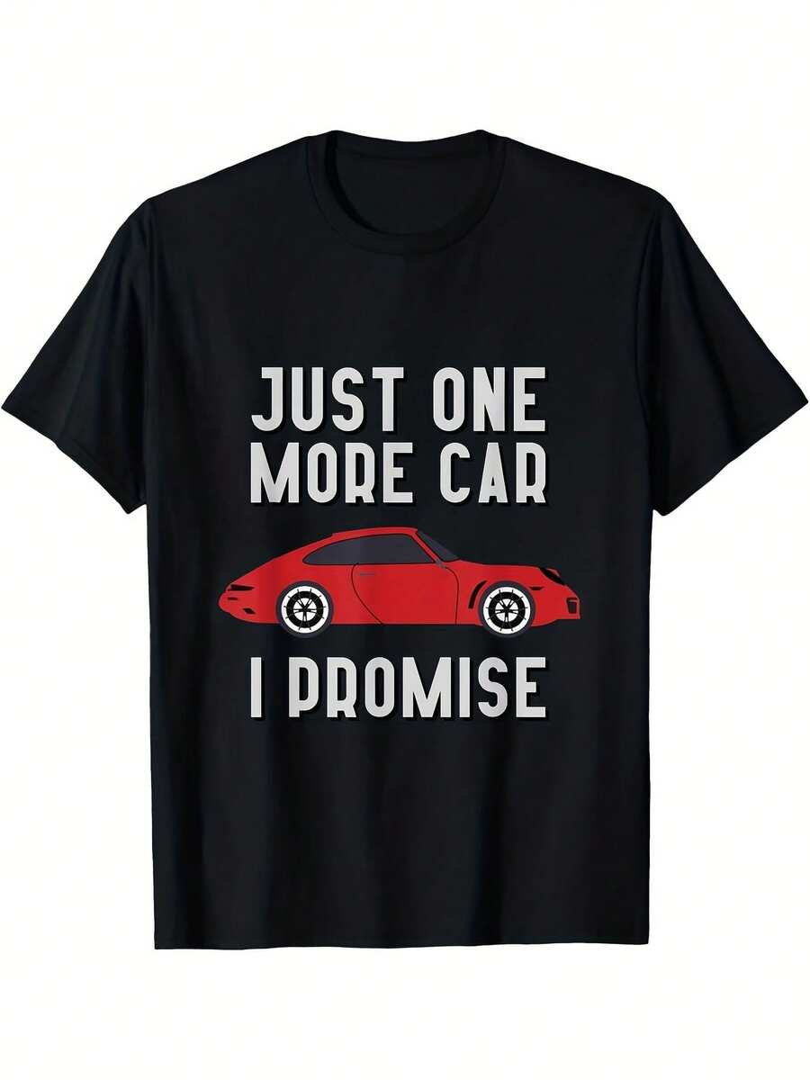 1 pieza, Camiseta Casual Cómoda para Hombre para Verano, Camiseta de Manga Corta para Hombre, Adecuada para Actividades Diarias, Regalo de Cumpleaños para Hombres - Negro - Ver 1