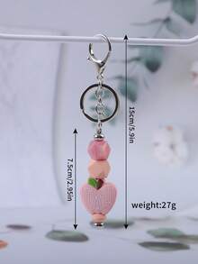 1. 迷你教师礼物钥匙扣：苹果和雏菊钥匙圈——一款装饰性配件，非常适合挂在背包、车钥匙上以及日常携带。这款迷人的小饰品是返校季和毕业季的理想之选，也是送给妻子、老师和朋友的绝佳礼物。 - 彩色 - 查看 3