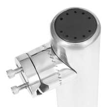 YUNRUX Verstellbare Angelrutenhalter, 316 Edelstahl mit PVC-Innenfutter, 360° Rotation, perfekt für das Meeresangeln, Set von 2 - Weiss - Übersicht 3