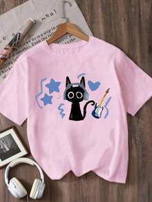 Women T-Shirts - Black - View 9