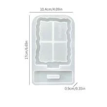 波浪形、心形和方形树脂硅胶模具，手工干花树脂装饰模具，石膏相框模具 - 相框 - 查看 13