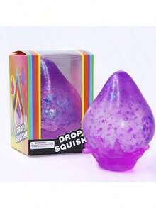 4 Peças Cubo Mágico Gota D'água Fantasia Twist, Brinquedo de Aperto Elegante e Luxuoso de Açúcar Marmorizado de Lenta Recuperação, Brinquedo de Alívio de Ansiedade - Visão 16