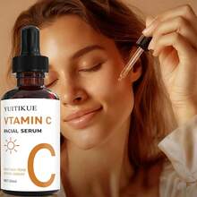 YUITIKUE 30ml 維生素C面部精華液：提拉緊緻肌膚，提供長效保濕，提亮膚色，改善暗沉與下垂，均勻膚色且不油膩。含維生素C、玻尿酸、菸鹼醯胺和視黃醇。 - 30ml - 查看 8