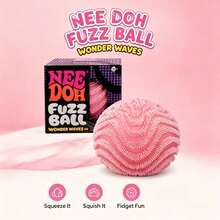1pc Round Ball Pressure Relief Toy, Prickly Stress Ball, Colorful Egg Shape, Squeezing Venting Toy For Stress Relief,Pink Ball - Pink - 查看 2