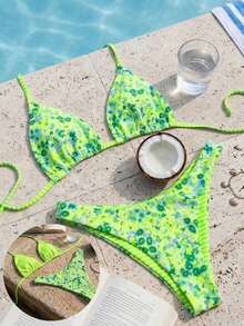 Women Plus Size Sports Swimwear - Multicolor 4 - View 4