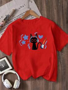 Women T-Shirts - Black - View 8