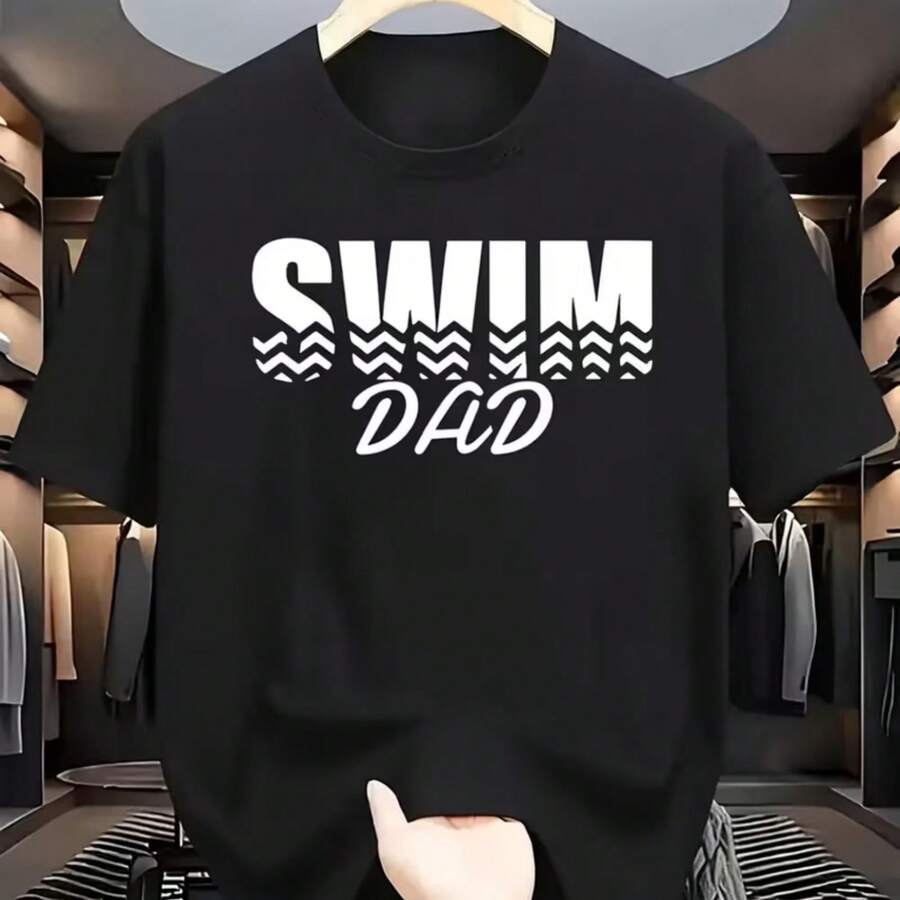 Printed T-Shirt For Men And Women - 黑色 - 查看 1