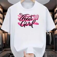 Printed T-Shirt For Men And Women - White - View 1