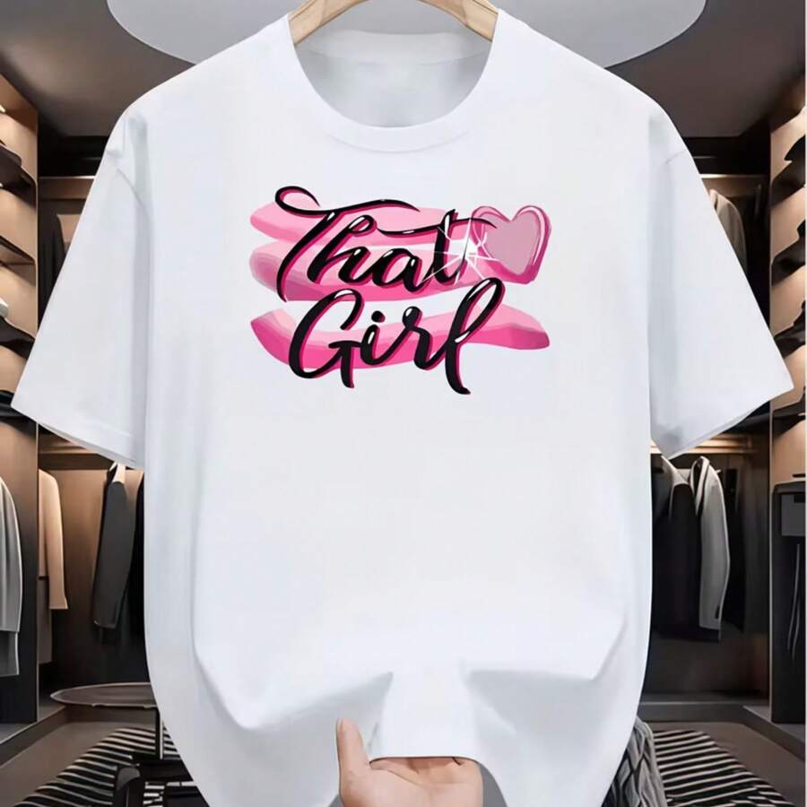 Printed T-Shirt For Men And Women - White - View 1