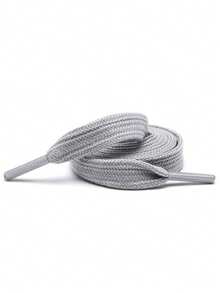New Fashion Sneakers, Solid Color Thick Woven Shoelaces, Colorful Shoe Laces - Multicolor - View 4