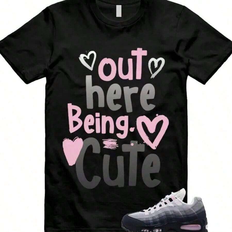 Camisetas Premium Casuales Unisex Bonitas 95 Rosa Espuma Negro Blanco OG Big Bubble T Shirt Match C2 - Negro - Ver 1