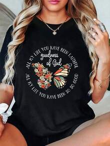 Women T-Shirts - Black - View 5