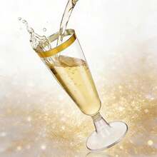 Bộ 10/20/25/30/50/100 chiếc ly champagne tái sử dụng chất lượng cao, phù hợp cho mọi loại tiệc như tiệc tùng, đám cưới, sinh nhật, ngày lễ Tình nhân, ngày của Mẹ, v.v. (Ly champagne, ly tiệc, ly sinh nhật) - Xem 7