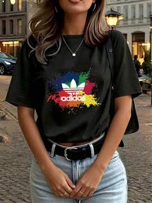 Women T-Shirts - Black - View 4