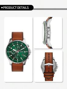 Fossil Men's Quartz Watch, Fashion Versatile For Daily Wear - Green - View 6