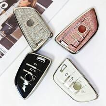 1 chiếc ốp chìa khóa xe hơi bằng chất liệu TPU, ốp chìa khóa chuyên dụng 4 nút, phù hợp với các dòng xe BMW 2022 X3 X1 X5 X6 / BMW 5 Series mới / 530li / 525. - A - Xem 2