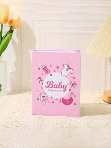 6 Inch Photo Album, 100 Pages, Cute Baby Theme Design, Perfect Gift For Birthday, Christmas - Multicolor - View 8