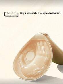 1pc 3cm Thick Invisible Bra, Suitable For Small Bust Strapless Backless Dresses, Reusable, Bust Enhancing - Multicolor - View 7
