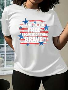 Fashionable Summer T-Shirt For Women, Pure Cotton T-Shirt For Women, Creative T-Shirt, Comfortable And Breathable, Suitable For Casual Outings, Sports And Fitness, And Parties. - 白色 - 查看 1