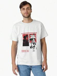 Camiseta unisex de manga cortaunisexodemangacorta,estilovintageSAMURAICamisetaSamuráiChamplooCamisetaCómodoGráficoCamisetaParaHombres&Mujeres-Hombres/MujeresRedondoCuelloInformalSuperiorConPopsCulturaDiseños-Paratodos elloslasTela Transpirable para Todas las Temporadas - Regalo Ideal para Amantes de los Anime y para TodosellosdíasJugadoreshombre cómodohombrearaña,Harry PotterDazymujer,romwehombres,Bohochic, regalos de autor, camisas para conjuntosdemujerconcurvasparamu,y2k,playerashombre, , , Dazymujer,romwehombres, bohochic,maestrasregalos,camisetaparaconjuntos de mujercon curvasparamu,y2k, - Blanco - Ver 1