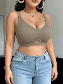 3件組無縫聚乳防下垂乳膠果凍軟支撐固定杯女款小胸運動內衣 - 彩色 - 查看 3