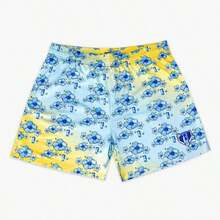 Summer New Children/Youth Baseball Lifestyle 101 Field Of Flowers Gradient Shorts Oversized Breathable Sports Shorts Men Women - KD1011ZXH - 查看 3