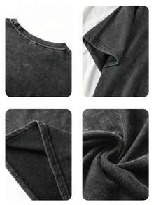 Women's Casual Short Sleeve Crew Neck T-Shirt With "Fly You Fools" Print, Everyday Wear, Gandalf T-Shirt, Middle-Earth Fantasy Gift, Fashionable Summer Top In Black - 白色 - 查看 4