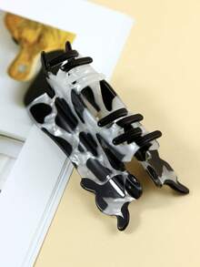 1pc Children's Cartoon Cow Pattern Hair Claw, Durable Acrylic Hair Clip, Cute Animal Hair Accessory For Braided Hairstyles, Suitable For Girls To Wear - Multicolor - View 6
