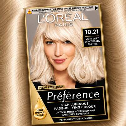 L'Oreal Paris Preference 10.1 Very Very Light Pearl Blonde Permanent Hair Dye