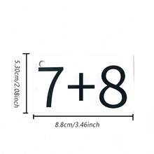 132pcs Children's Addition & Subtraction Flash Cards: Early Learning Counting, Multiplication And Division Practice, Improve Mental Math Skills - Classroom Activities, Arithmetic Practice, Interactive Learning, Counting Flash Cards, Preschool Students, Home Education Supplies - Multicolor - View 4