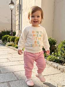 Young Girls Sweatpants - Apricot - View 5