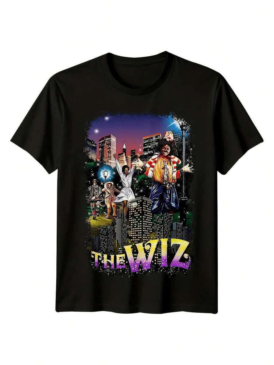 Una camiseta de mujer de manga corta, holgada, moderna, a la moda, retro y elegante, adecuada para actividades al aire libre en primavera y verano, unisex, con diseño inspirado en el póster de &Ltmagic Emperor&Gt 1978, suave y adecuada para todas las estaciones, de estilo casual y básico, ideal para uso diario, económica, un regalo de Navidad perfecto para fans y amigos - 220 gramos.blusas para mujer,blusas casuales para dama,tops,, mujer premium,y2k,playeras de mujer curvy,ofertas y liquidaciones ropa mujer,playeras deportivas para mujer,,playeras de hombre, mujer,blusas>elegante W66N - Negro - Ver 1