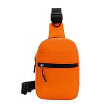 1pc Solid Color Sling Chest Bag For Teens, Large Capacity Lightweight Nylon Shoulder Bag, Outdoor Travel Casual Backpack, Suitable For Daily Use - A - View 14
