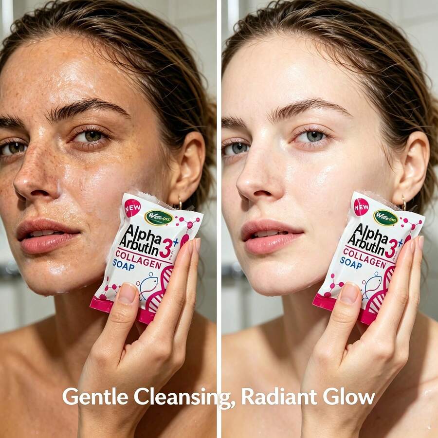 Whitening Cleansing Soap, Snail Extract Cleanses Dullness And Grease, Improves Rough Dullness, Refines Pores, Soothes Redness, Suitable For Both Men And Women, All Seasons, Great Gift