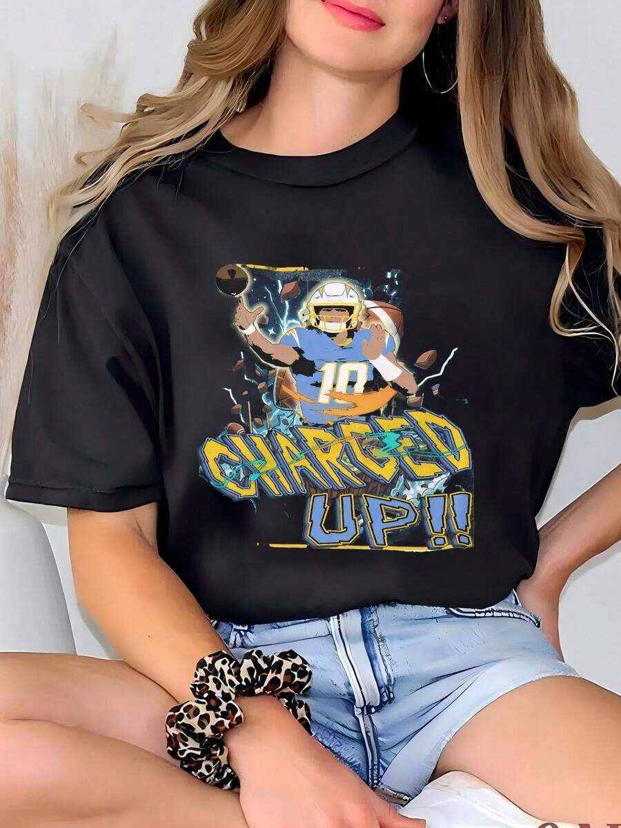 Women Full Of Energy! T-Shirt - 黑色 - 查看 1