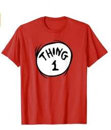 Nueva Camiseta de Comercio Exterior 2024 con Estampado de Letras THING, Top de Manga Corta para WISH - Rojo - madre - Ver 6