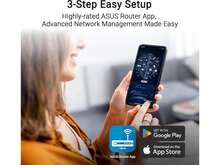 ASUS RT-BE82U Dual-Band WiFi 7 (802.11be) Smart AiMesh Extendable Router, 6500 Mbps, Five 2.5GbE Ports, 4096-QAM, Up To 3 SSIDs For IoT Devices, TAA Compliant - 黑色 - 查看 11