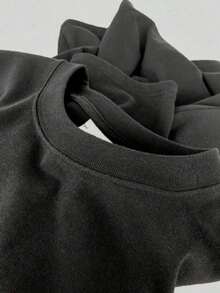 Playera de mujer de algodón puro con estampado divertido de repostería, diseño moderno y cómodo para uso diario, estilo casual creativo ideal para amantes de la cocina y la moda - Negro - Ver 5