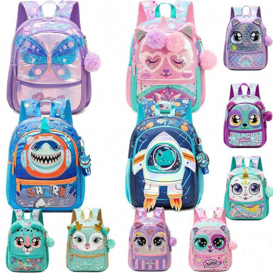 Conjunto de mochila para portátil para adolescentes, mochila escolar diaria para adolescentes - mochila pequeña - Ver 1