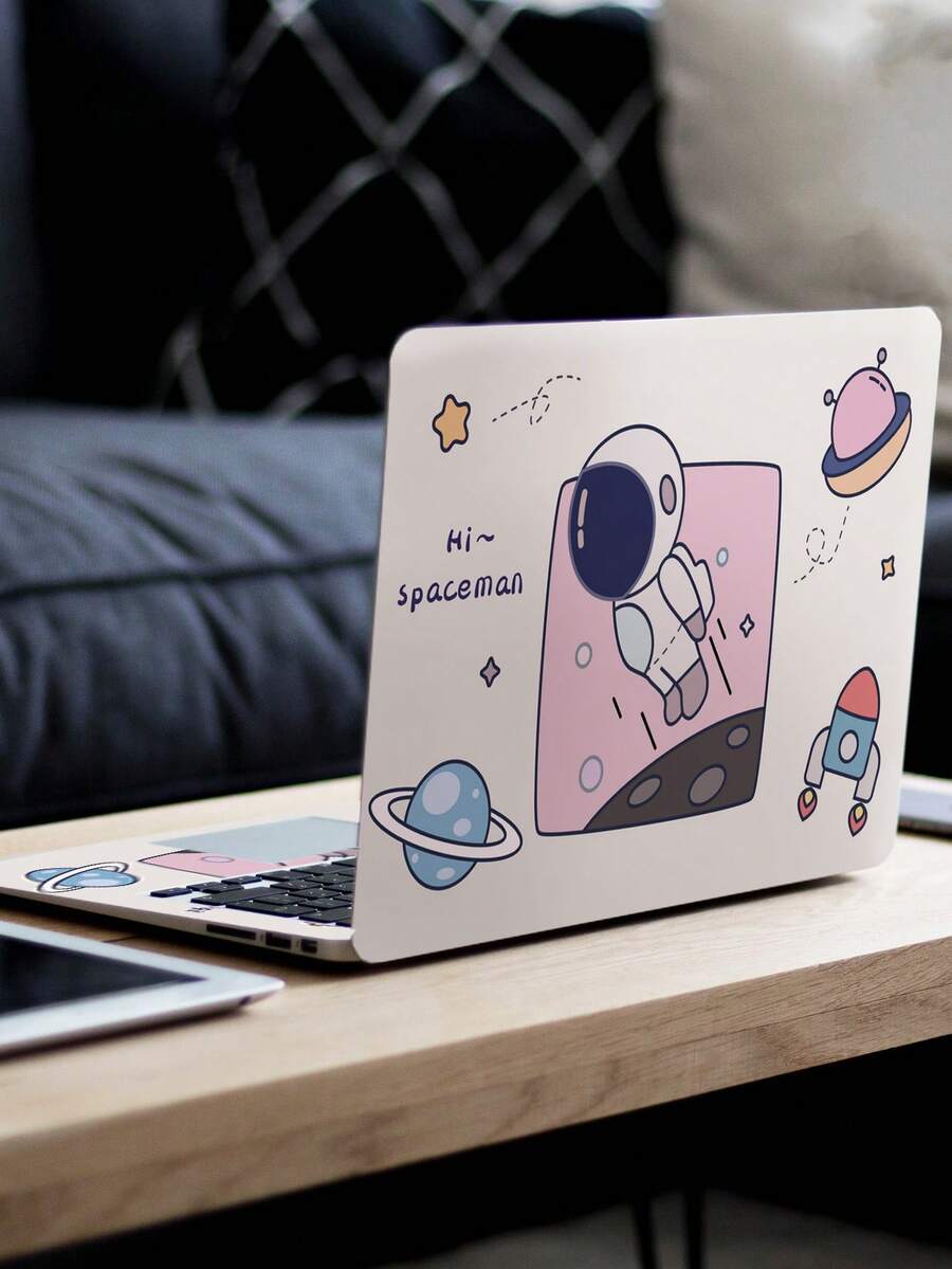 2 miếng dán trang trí laptop 15.35*10.63 inch, phù hợp với laptop HP, Apple, Compaq, , , 15.6 inch-16 inch, họa tiết in, tự dán, chống trầy xước. - Xem 1