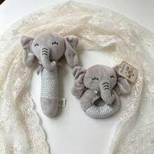 Set Mainan Bayi Gaya Nordik 2 Buah, Mainan Gigit Bayi, Boneka Plush, Cocok Sebagai Hadiah untuk Bayi Baru Lahir - MultiWarna - View 12